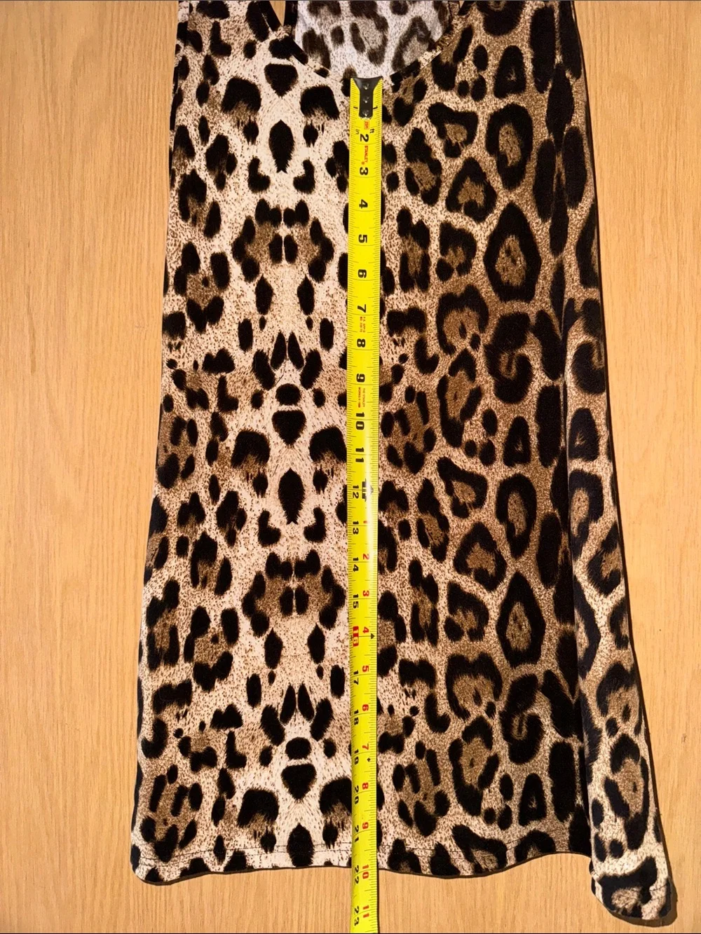 Leopard Print Racerback Tunic Tank - Picture 6 of 8